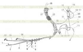 Pilot oil hose assembly