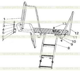 Front armrest assembly