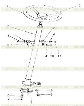 Steering wheel handle M8