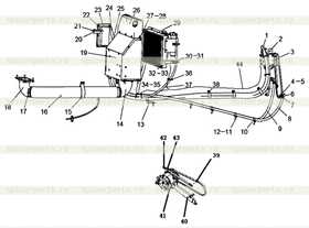 tube clip bracket assemly