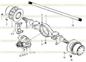 Main reducer assembly (rear axle) 82311600