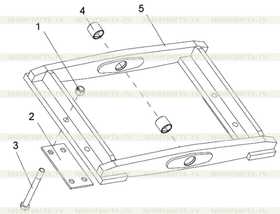 Drive alxe bolt M30X280 ZL50F.15-3