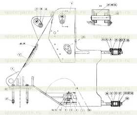 TILT CYLINDER REAR PIN ASSEMBLY