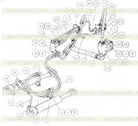 RIGHT STEERING OIL HOSE