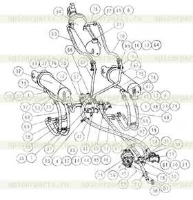 LEFT LIFT CYLINDER SMALL CHAMBER JOINT TUBE