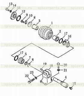 support, carrier roller