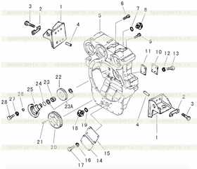 bracket, rear