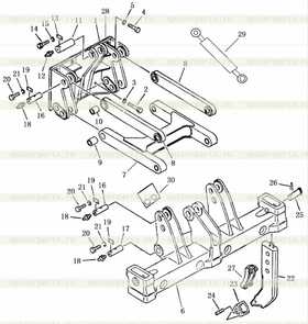 link rod, lower