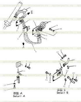 pedestal tube L.H