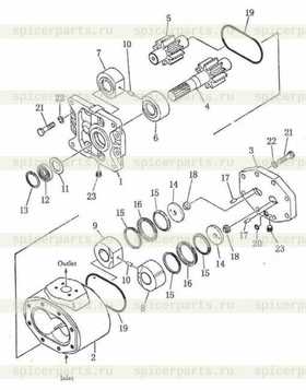 hydraulic pump ass’ y