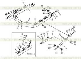 bracket L.H(welded)