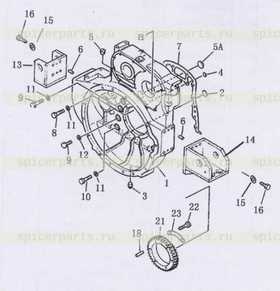 bracket, L.H.