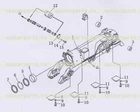 track frame L.H.