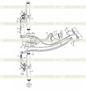 TILT OIL CYLINDER ASS'Y