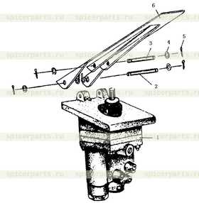 Tow-circuit master brake valve