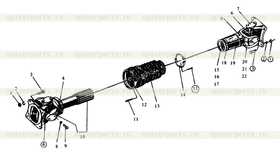 gimbal sleeve fork assembly