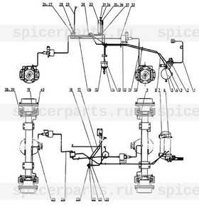 oil pipe assy, brake