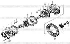 output gear, counter shaft