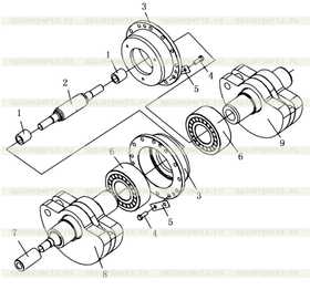 ECCENTRIC SHAFT LEFT