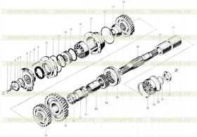 DRIVE GEAR，5TH SPEED