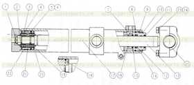 U - SHAPE RING MA25/14424 Ф55x70x12