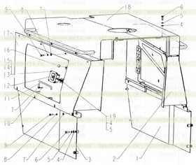 BAFFLE WELDMENT