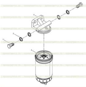 Fuel filter housing 13028033