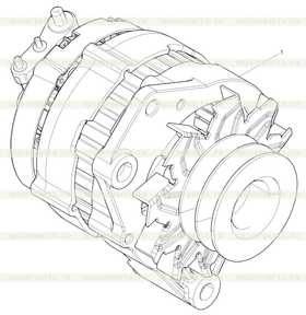 A.C. altemator (ribbed) 1.5kW