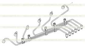 High pressure pipe assembly