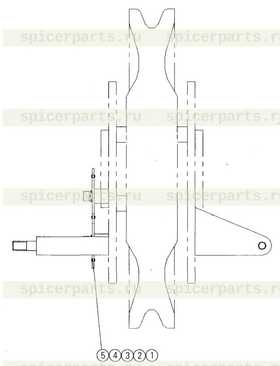 Boom end single pulley electric system welded construction