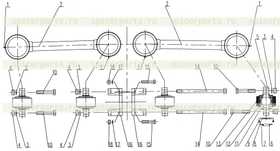 Rubber bushing sleeve