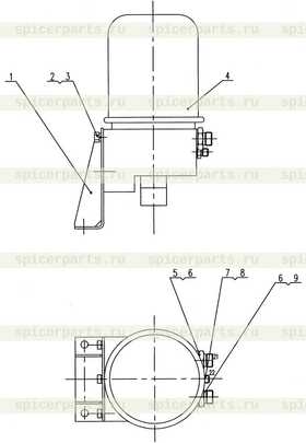 Air dryer support