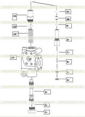 Золотник предохранительного клапана YXL-F80L-305/05