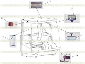 Windscreen wiper 24V 50W ZD2531A