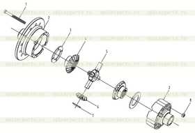 Cross shaft 504321E