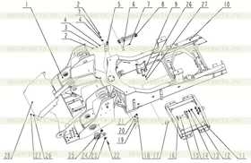 Гайка балансира 54A91/415