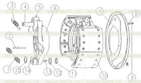 brake base plate assy