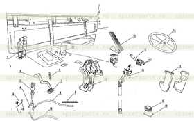 Clutch pedal bracket assy.