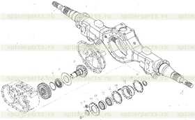 Axle shaft (left)