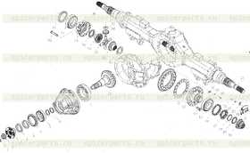 Differential case (right)