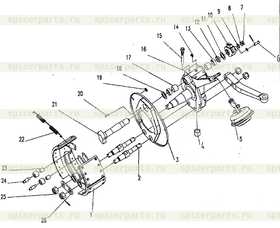 double-cndcd bolt of front air chamber