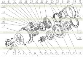 planetary gear washer