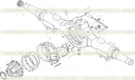 Rear axle housing assembly