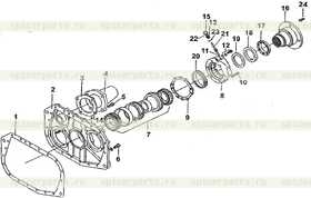 driven gear shaft sleeve of odometer