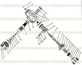 threaded plug of arm shaft