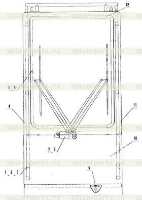 Rubber sealing mat-front bandrail