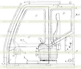 Sun visor assy