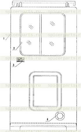 Rear sliding windshield assy