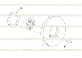 Cable guide pulley 1