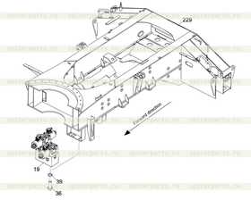 Steering control valve block